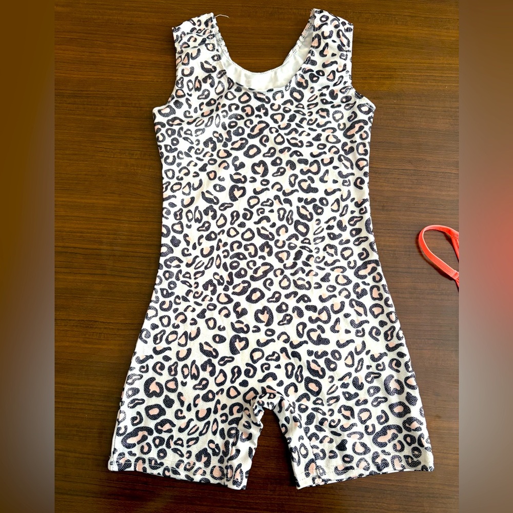 Leopard Print Leotard girls